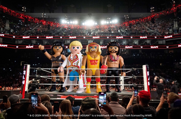 Playmobil steigt in den Ring: Weltweite Lizenzpartnerschaft mit WWE® bringt legendäre Superstars ins Playmobil-Universum